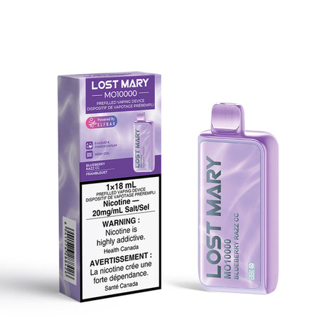 Lost Mary MO10000 Blueberry Razz Disposable Vape Prefilled