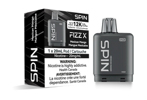 SPIN FIZZ X Pod 12000 - Mexican Mango Flavour - 12k Vape Pod