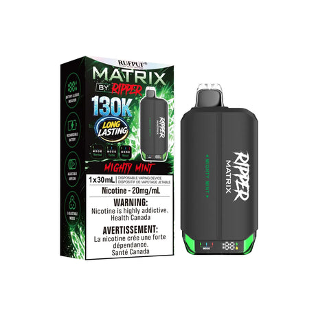 Mighty Mint Ripper Matrix 130K Disposable Vape