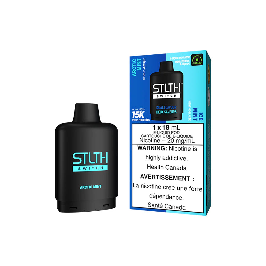 STLTH SWITCH Vape Pod 15k - Arctic Mint and Ice Mint