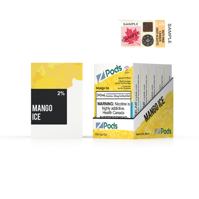 MANGO ICED - Z PODS ( SUPREME NIC BLEND)