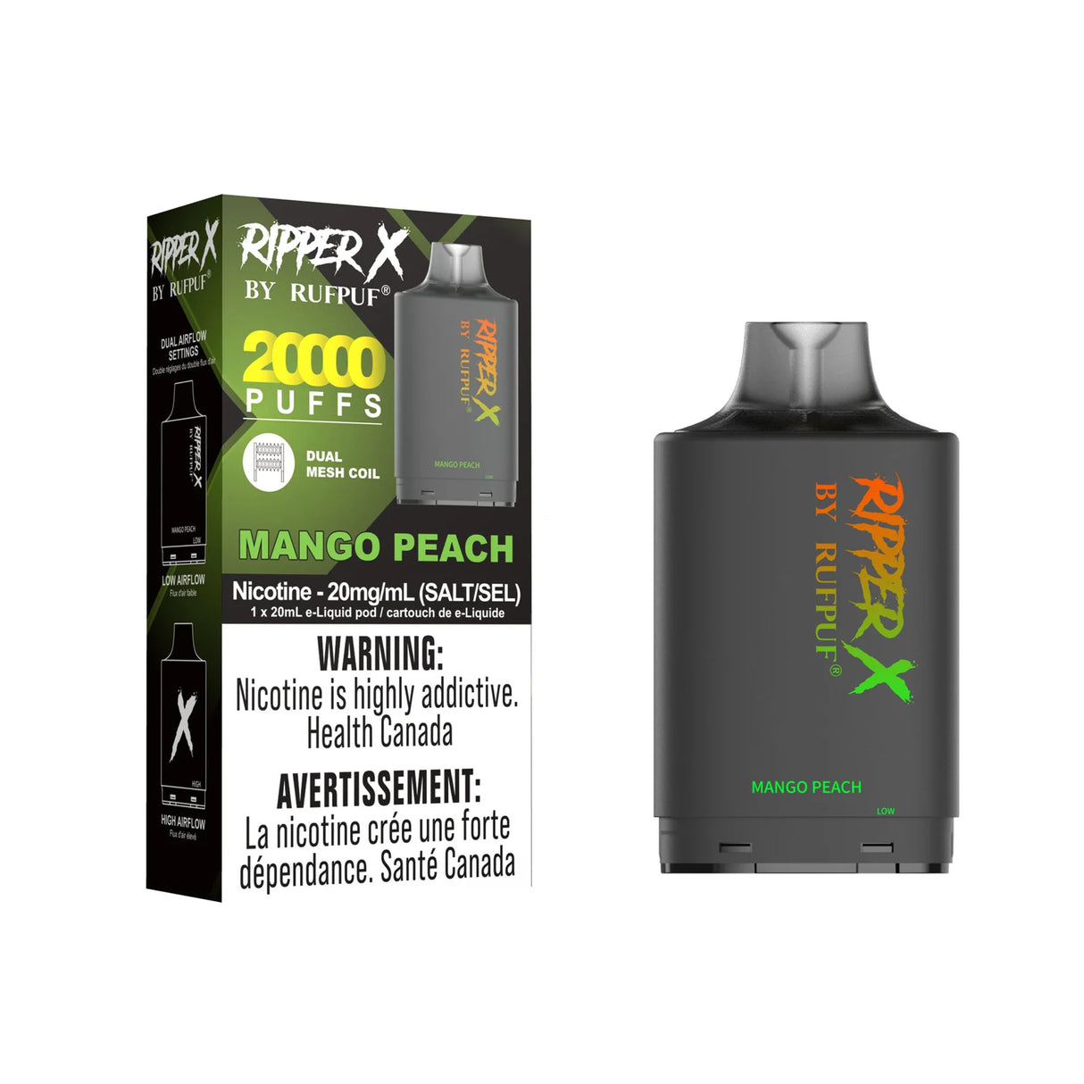 Mango Peach - Ripper X 20k Pod by RufPuf