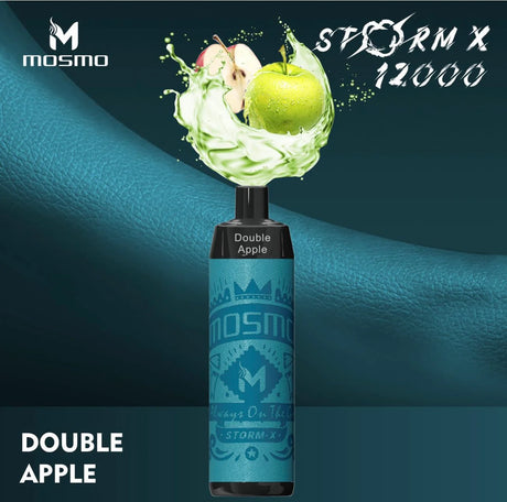 Mosmo STORM X Disposable Shisha Vape - 12k - Double Apple