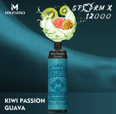 Mosmo STORM X Disposable Shisha Vape - 12k - Kiwi Passion Guava