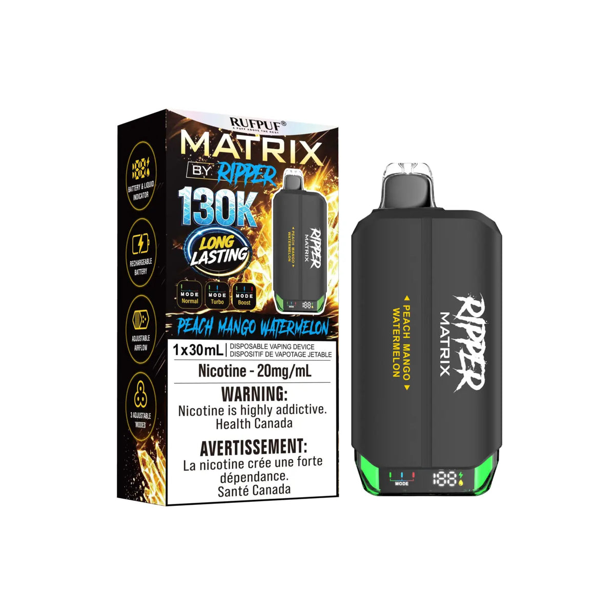 Peach mango watermelon Ripper Matrix 130K