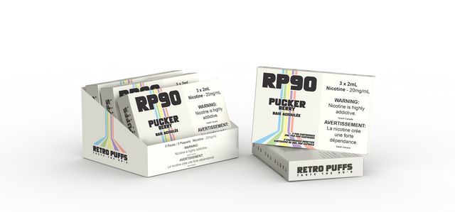 PUCKER BERRY - RETRO PUFF RP90 PODS BOOSTED