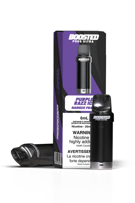 Boosted Ultra Pods 6ml Purple Razz Ice