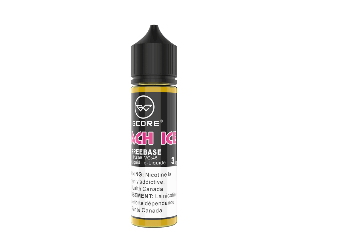 GCORE 100mL Freebase Vape Juice - Peach Ice