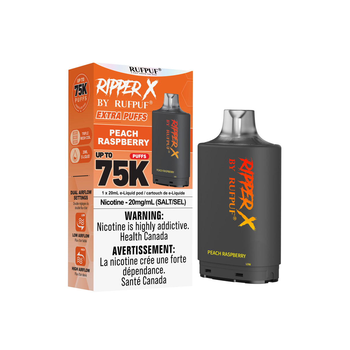 Peach Raspberry - Ripper X 75k Turbo Pod