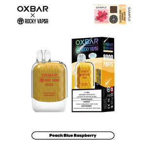 Rocky Vapor OXBAR G-8000 - Peach Blue Raspberry