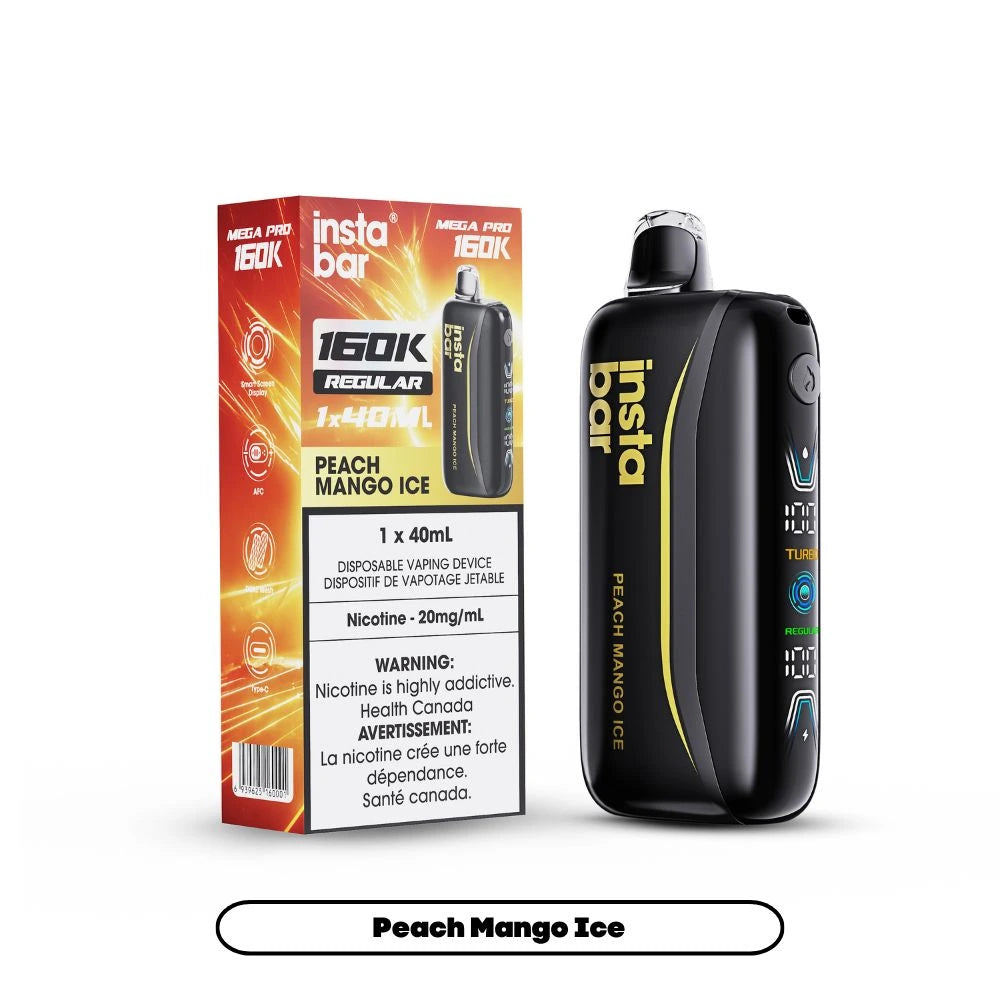 Peach Mango Ice Insta Bar Mega Pro 160K