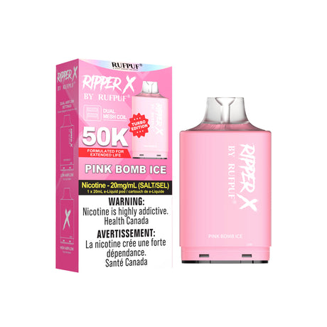 Pink Bomb Ice - Ripper X 50k Turbo Pod 20mg/ml
