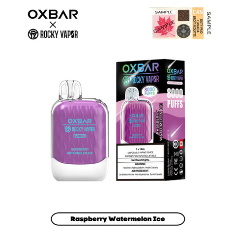 Rocky Vapor OXBAR G-8000 - Raspberry Watermelon Ice