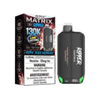 Poppin' Peach Raspberry Ripper Matrix 130K Disposable Vape