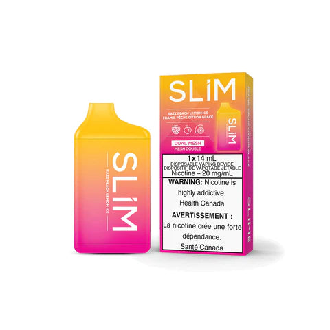 SLIM 7500 DISPOSABLE - RAZZ PEACH LEMON ICE