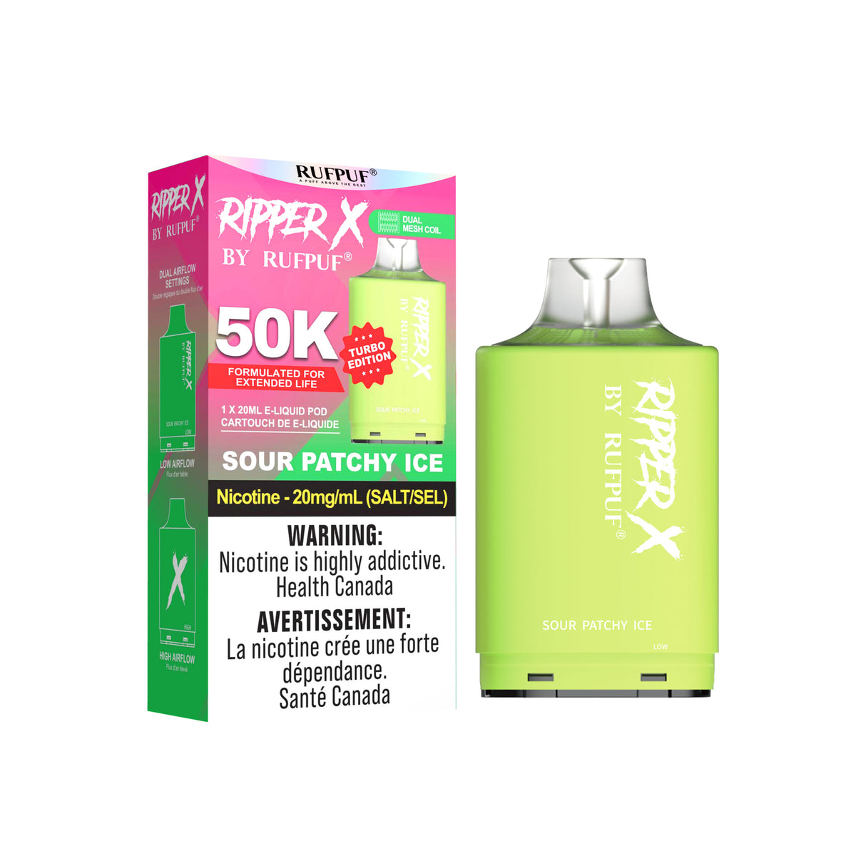 Sour Patchy Ice - Ripper X 50k Turbo Pod