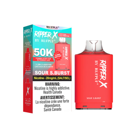 Sour S.BURST - Ripper X 50k Turbo Pod - 20mL