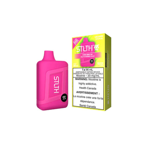 STLTH 8K PRO CITRUS BURST ICE Disposable Vape in Canada