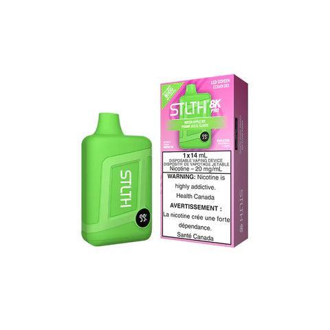 STLTH 8K PRO Green Apple Ice Disposable Vape