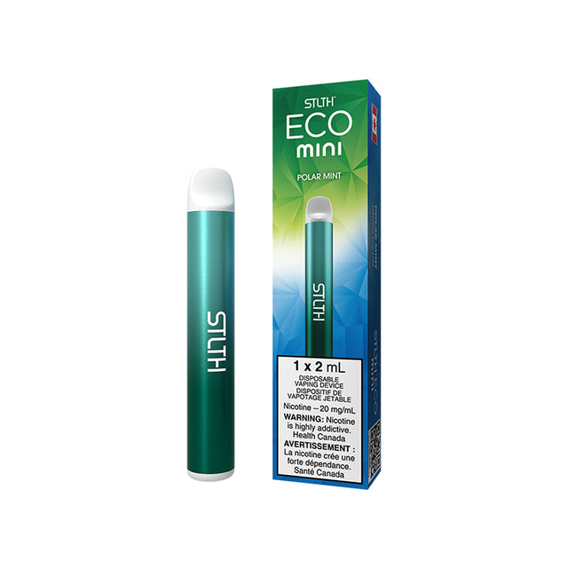 STLTH ECO MINI Disposable 2mL 20mg/mL Polar Mint disposable vape
