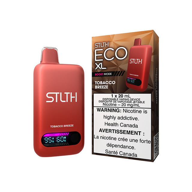 STLTH ECO XL Disposable – Tobacco Breeze flavour 20mg, 20mL
