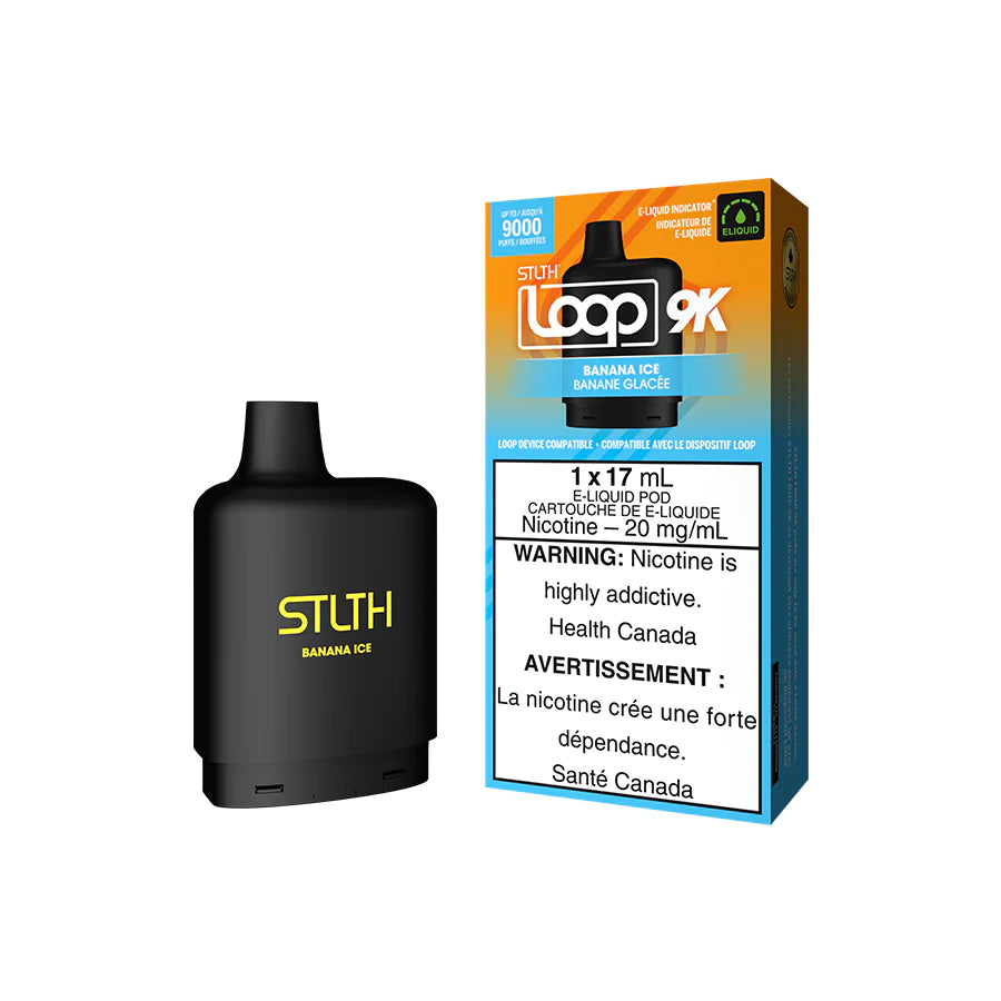 STLTH LOOP 9K POD PACK - BANANE GLACE