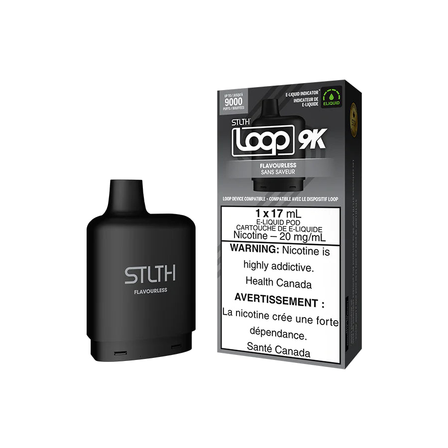 STLTH LOOP 9K POD PACK - FLAVOURLESS