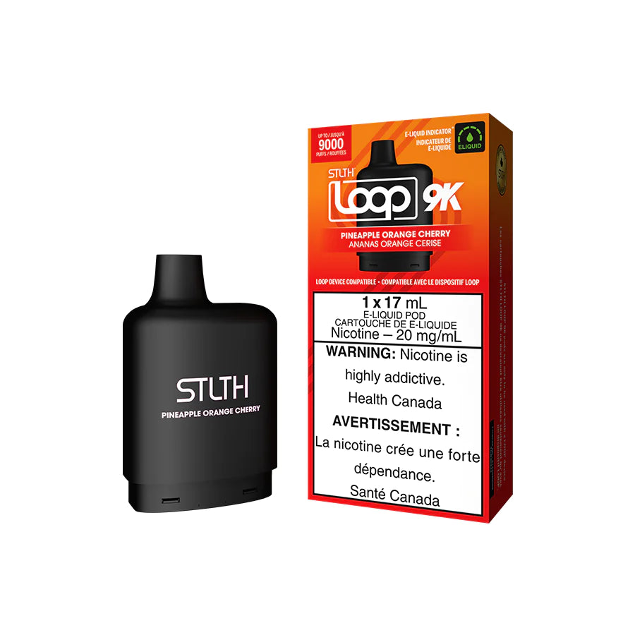 STLTH LOOP 2 POD 9K - PINEAPPLE ORANGE CHERRY