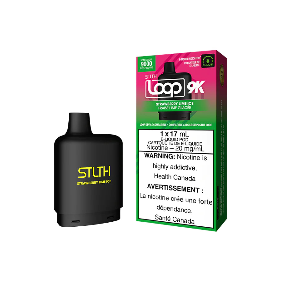 STLTH LOOP 9K POD PACK - GLACE FRAISE LIME