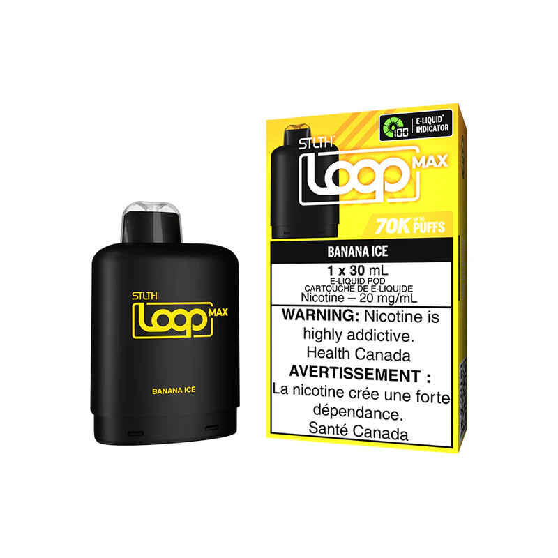 STLTH LOOP MAX POD PACK - BANANA ICE