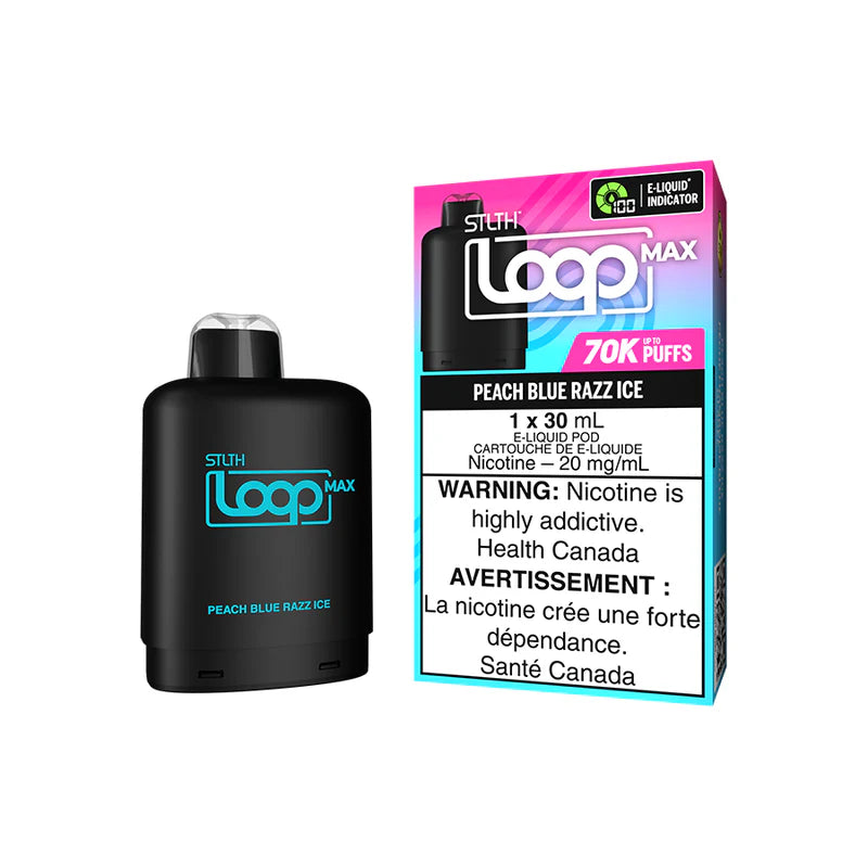 STLTH LOOP MAX POD PACK - PEACH BLUE RAZZ ICE