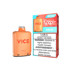 Peach Ice – STLTH LOOP MAX x VICE Pods 80,000 puffs 30mL 20mg Boost Mode in Canada