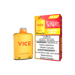 Strawberry Lemon Ice – STLTH LOOP MAX x VICE Pods 80,000 puffs 30mL 20mg Boost Mode in Canada