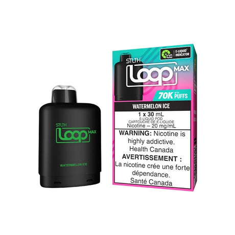 STLTH LOOP MAX Watermelon Ice Pod Pack with 30mL prefilled, up to 70k