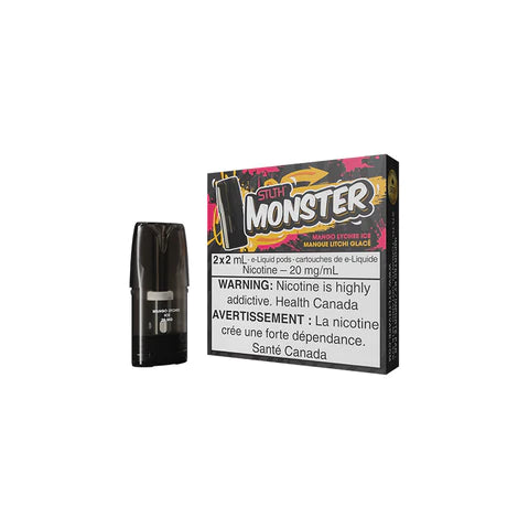 STLTH MONSTER POD PACK - MANGO LYCHEE ICE