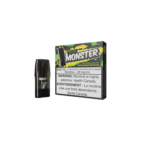 PACK STLTH MONSTER POD - STRAWNANA KIWI ICE