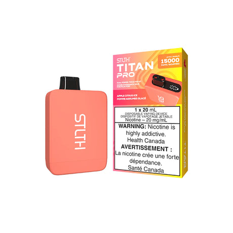 Apple Citrus Ice - STLTH Titan Pro 15k Disposable Vape 15000 Puffs