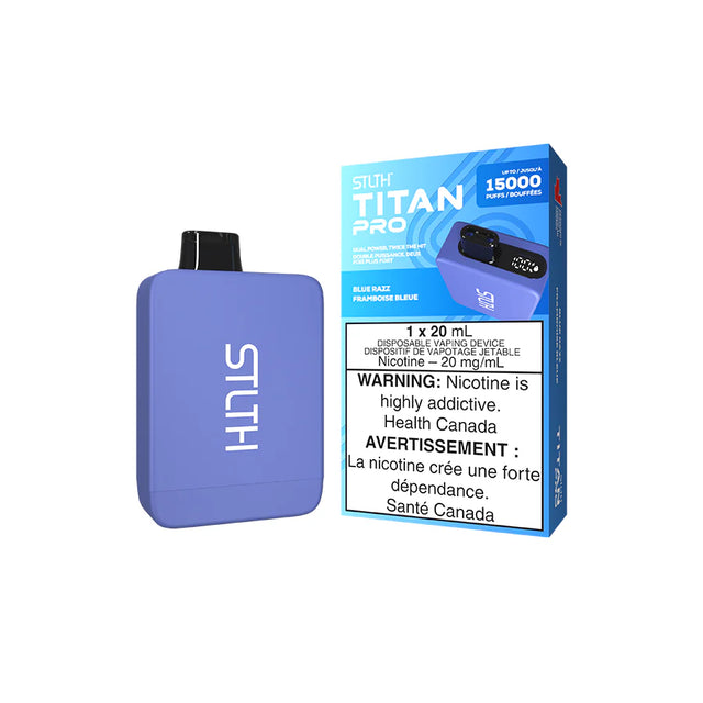 Blue Razz - STLTH Titan Pro 15k Disposable Vape 15000 Puffs