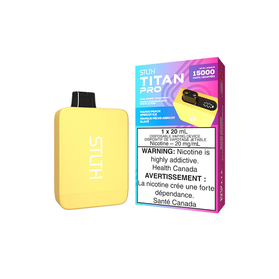 Mango Peach Apricot Ice - STLTH Titan Pro 15k Disposable Vape 15000 Puffs