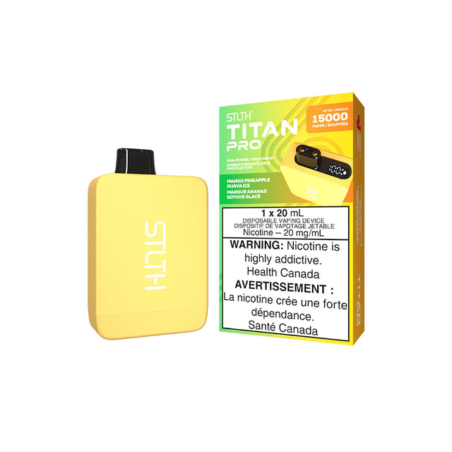 Mango Pineapple Guava Ice - STLTH Titan Pro 15k Disposable Vape 15000 Puffs