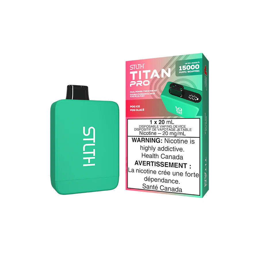 STLTH TITAN PRO 15K Disposable Vape - POG Ice