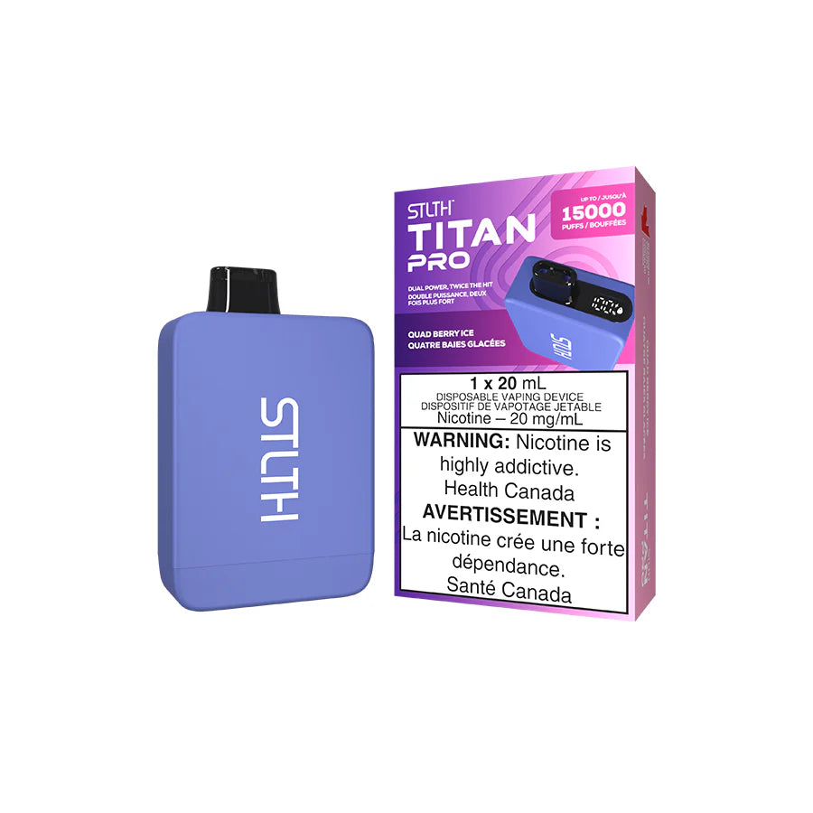 Quad Berry Ice - STLTH Titan Pro 15k Disposable Vape 15000 Puffs