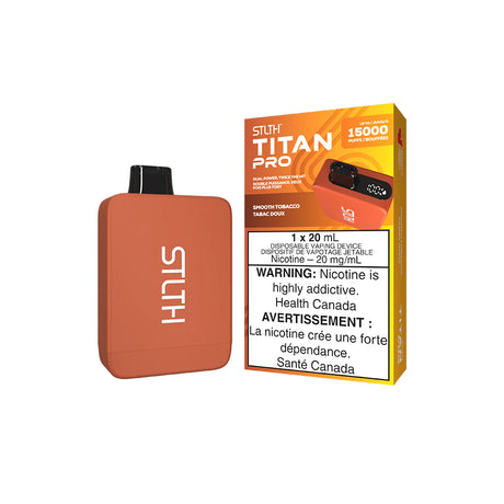 Smooth Tobacco - STLTH Titan Pro 15k Disposable Vape 15000 Puffs