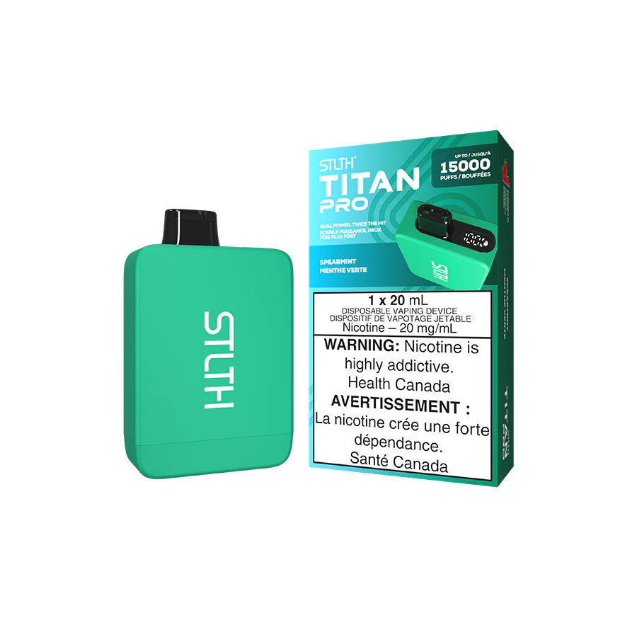 Spearmint - STLTH Titan Pro 15k Disposable Vape 15000 Puffs