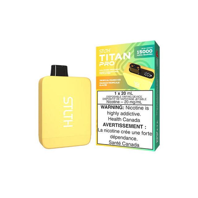 Tropical Mango Ice - STLTH Titan Pro 15k Disposable Vape 15000 Puffs