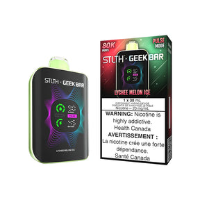 LYCHEE MELON ICE STLTH X GEEKBAR 80K Disposable Vape Limited Edition with Lychee Melon ice flavour