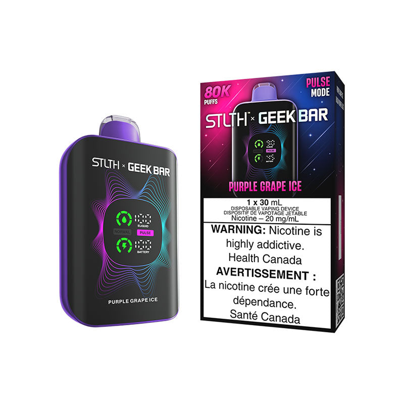 PURPLE GRAPE ICE - STLTH X GEEK BAR DISPOSABLE VAPE
