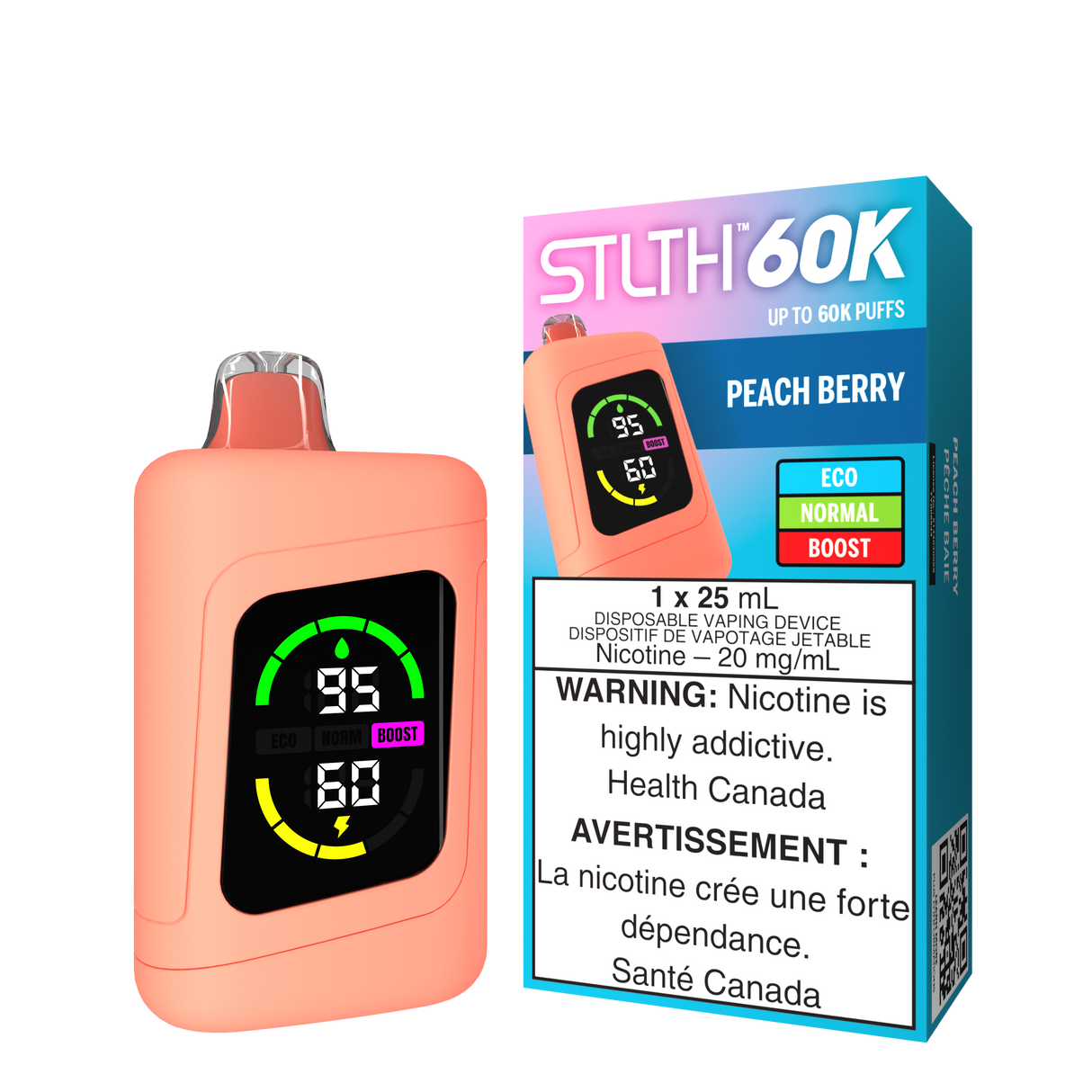 PEACH BERRY - STLTH 60K DISPOSABLEPE