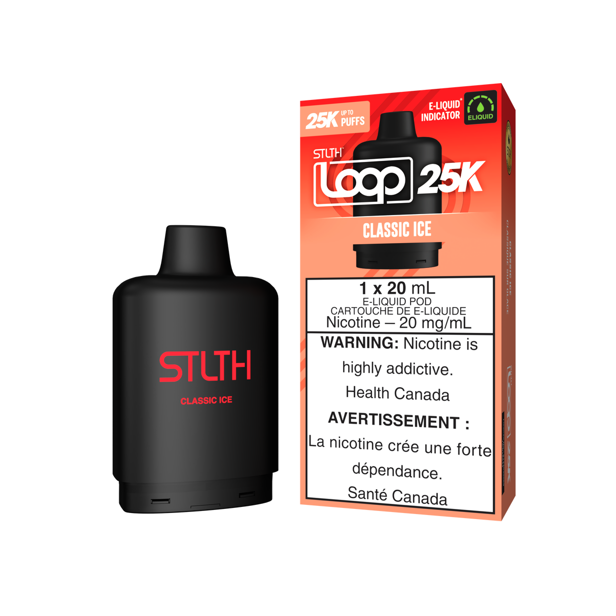 STLTH LOOP 25K Pod - CLASSIC ICE