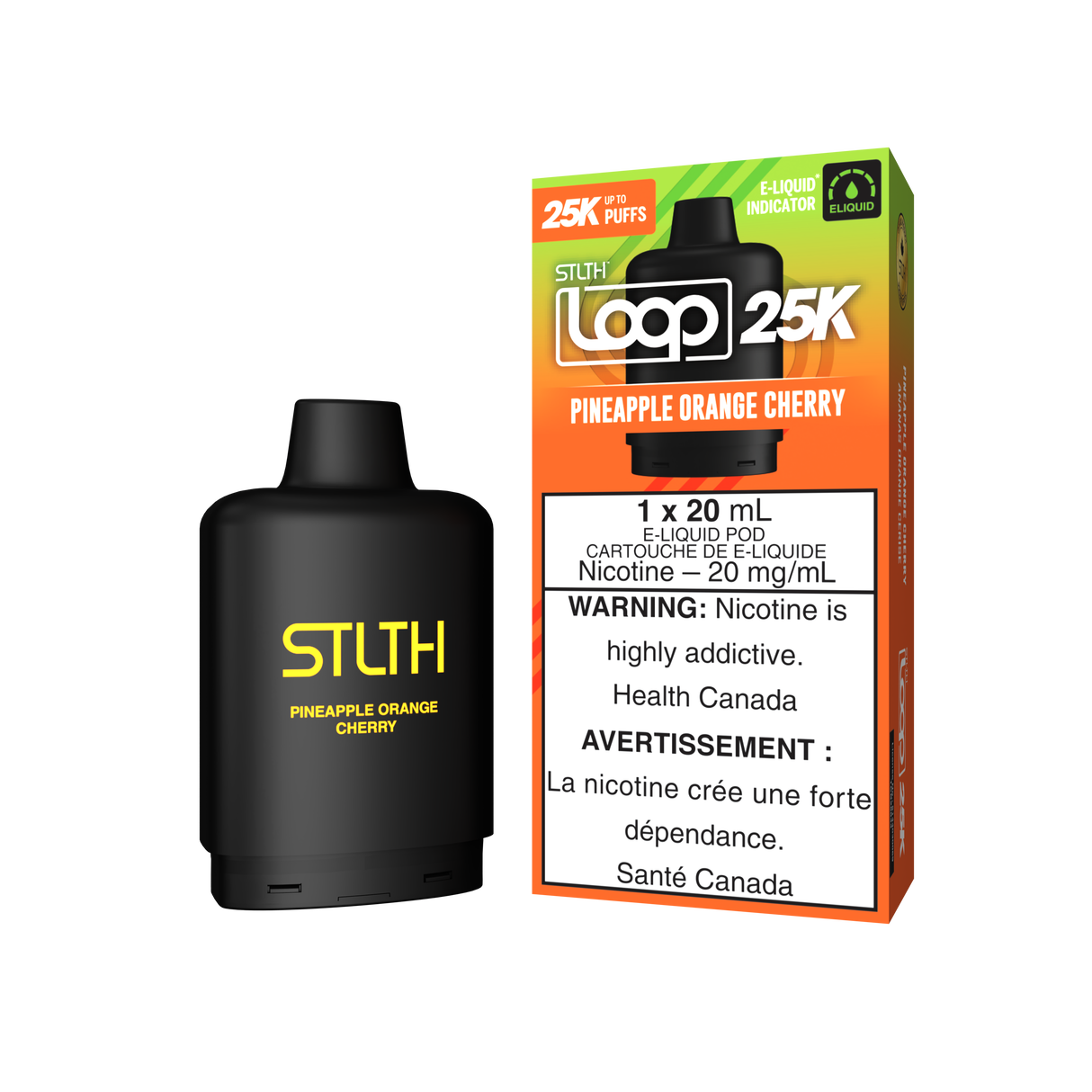 PINEAPPLE ORANGE CHERRY - STLTH LOOP 25K Pod